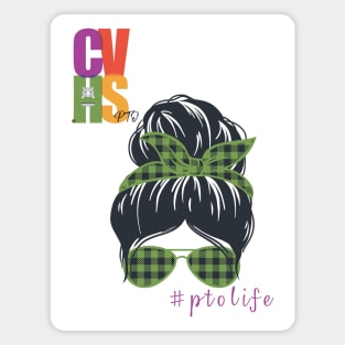 CVHS PTO LIFE GREEN KERCHIEF AND SUNGLASSES Magnet